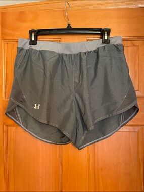 Under Armour Women's Dark Gray Athletic Running Shorts